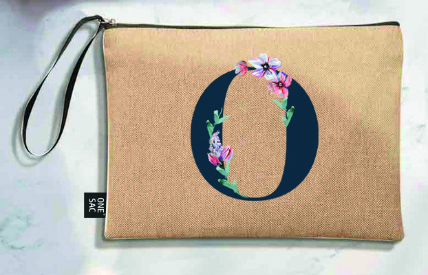 Sac à main Lettre O (Modèles variés) (25 × 18 × 1 cm)
